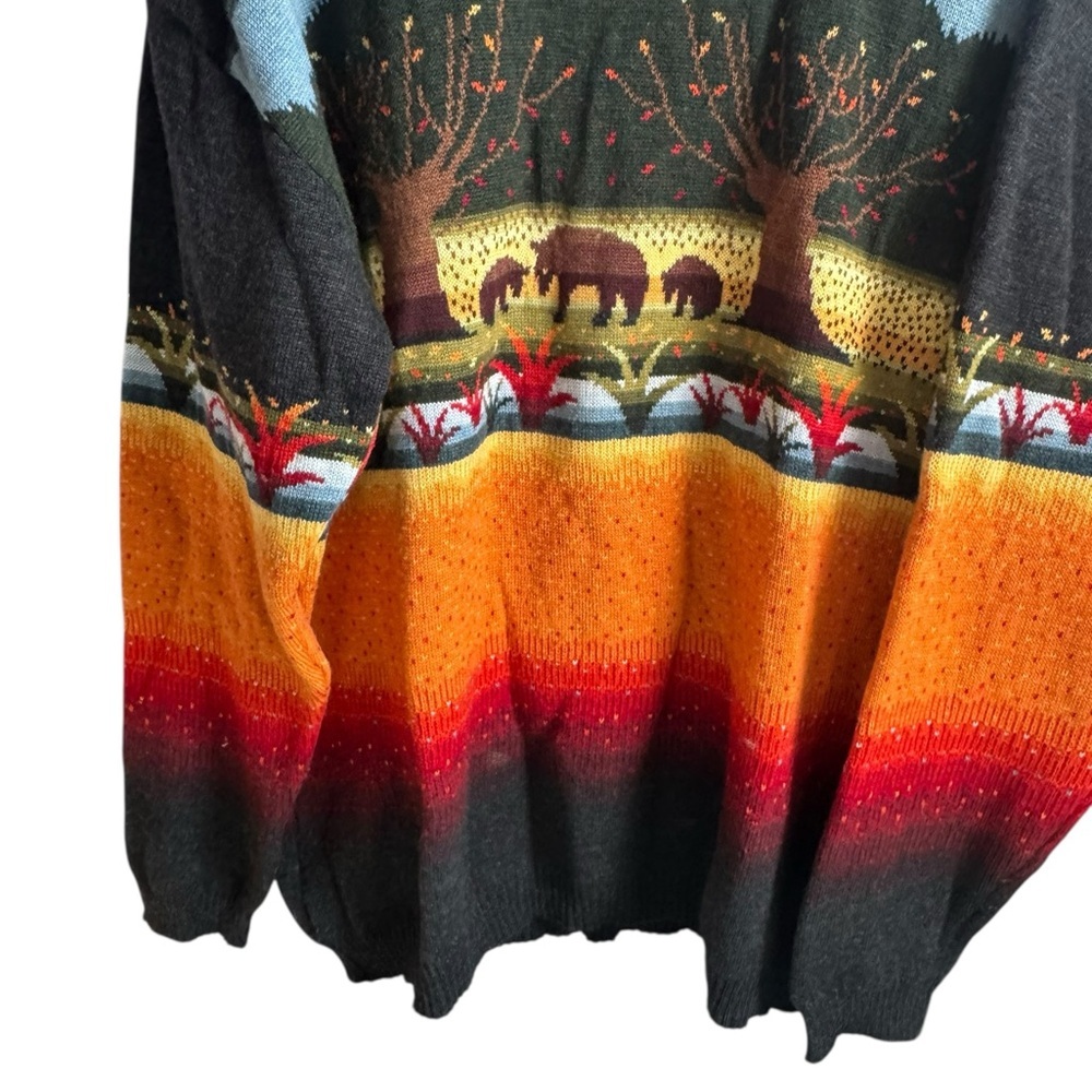 Dreams by Tuoriniemi  Bear sweater, merino wool size XXL - Picture 3 of 7